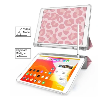 Roza Leopard Ohišje za iPad Mini 5 Soft Cover Za iPad mini 1 2 3 Brisanje Baze Cover za iPad Zraka 4 Leta 2020 Primeru Funda Smart Cover