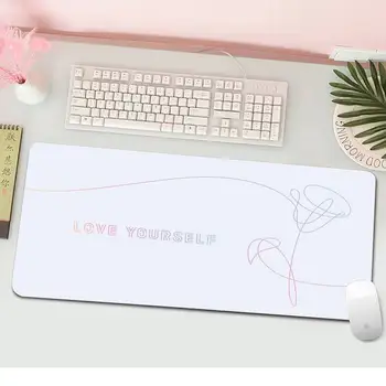 Anime Ljubezni do sebe Cvet kpop Gume Miško Mat Gaming Mousepad XL Velike Gamer Tipkovnice RAČUNALNIKA Desk Mat Računalnik Tablični Mouse Pad