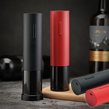 Električni Odpirač za Vino za ponovno Polnjenje Samodejno žepni nož Ustvarjalne Vina, Steklenica Odpirač s USB Kabel za Polnjenje Obleko za Domačo Uporabo