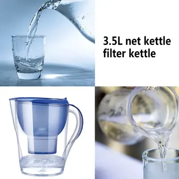 3.5 L Vode Filter Jug Grelnik Vode Vložek Aktivno Oglje Za Vodo Kotel Za Notranje Zadeve Praktično Drinkware Čistilec