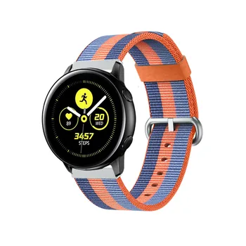 22 mm 20 mm, Zunanji Najlon Tkanine Hitro Sprostitev Šport Band za Samsung Galaxy Watch Aktivno Zamenjava za Huawei Watch GT Zapestnica