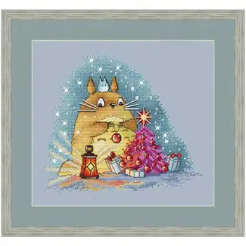 Moj Sosed Totoro 12 Božična Darila Štejejo Navzkrižno Šiv 11CT 14CT DIY Kitajski Navzkrižno Šiv Kompleti za Vezenje Needlework Določa