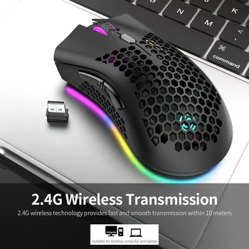 2.4 G Wireless Gaming Mišk in USB žična Miška 2 vrste，uporabljajo v igri, dnevno delo v pisarni za E-šport, računalnik, prenosnik uporabo