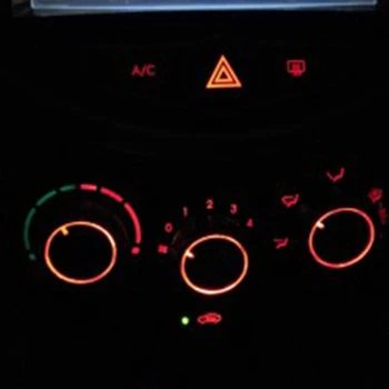 3pcs Za Hyundai elantra 04-16 avto NAPAJALNIK gumb preklopite aluminij zlitine klimatske naprave s toplotno nadzor dekoracijo notranjosti avto-styling