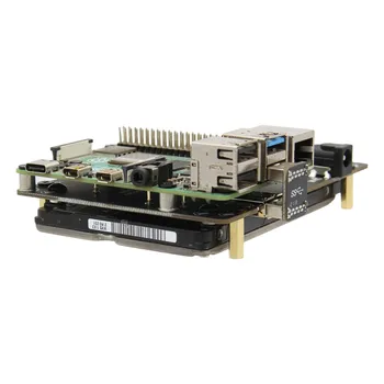 5V 3A Tip-C Napajalnik + X825 V2.0 2.5 inch SATA HDD/SSD Odbor za Raspberry Pi 4 Model B