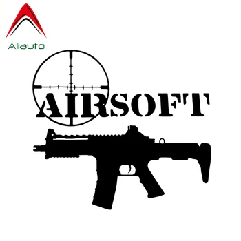 Aliauto Kul Airsoft Pištolo Okras Avto Nalepke Vinyl Osebnost zaščito pred soncem Nepremočljiva Motoristična Oprema,13 cm*12 cm