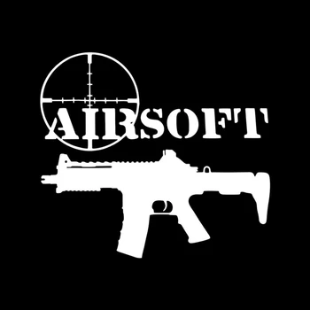 Aliauto Kul Airsoft Pištolo Okras Avto Nalepke Vinyl Osebnost zaščito pred soncem Nepremočljiva Motoristična Oprema,13 cm*12 cm