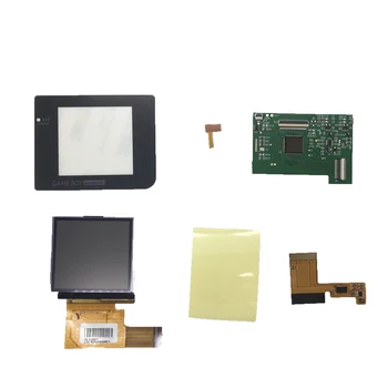 Nadomestni deli LCD-Zaslon Kompleti 2,6-palčni Osvetlitev Zaslona s Ploski Kabel za G-B-P za gameboy žep Konzole