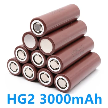 20PCS Prvotne Velike Zmogljivosti HG2 18650 3000mah Akumulatorska Baterija Za HG2 Moč Visoka Praznjenja Big Trenutno
