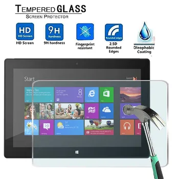 Za Microsoft Surface PRO -Premium Tablet 9H Kaljeno Steklo Screen Protector Film Zaščitnik Straže Kritje