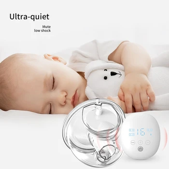 Električna Samodejna Nosljivi Dvojno Prsno Črpalko Prenosni Baby Nastavek Tišina Sesalni Hranjenje Mleka Polnjenje Steklenic