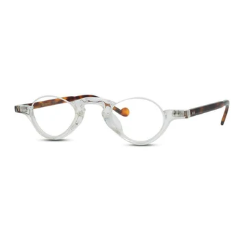 Moški in Ženske Acetat letnik pol-okvir majhne očala pregleden očal okvir optičnega kratkovidnost recept očala
