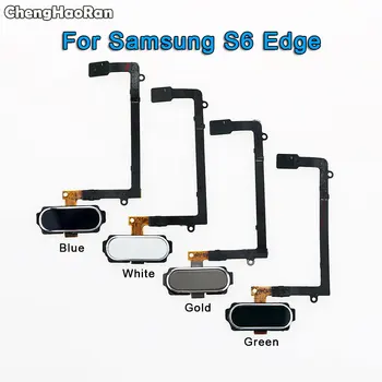 ChengHaoRan Home Gumb Senzor Prstnih Flex Kabel Za Samsung Galaxy S6 G920F S6 Rob Plus G928F G925F Doma Flex Kabel