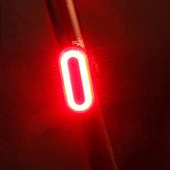 Izposoja Kolesarske Luči LED Rep Lahka Nepremočljiva Zadaj Rep Svetlobe Varnost Opozorilo Kolo Svetlobe USB Polnilne 6 Način Svetlobe