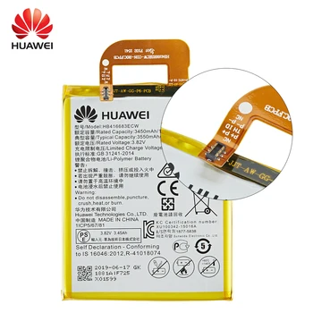 Originalni Huawei HB416683ECW 3550mAh Baterija Za HUAWEI Nexus 6P Nexus6P H1511 H1512 Mobilnega Telefona, Baterije