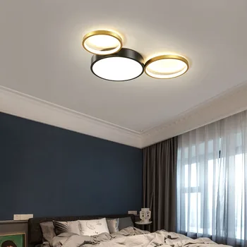 Nordijska moderna dnevna soba LED stropna svetilka spalnica lučka restavracija LED lestenec hotel svetilka, okrogle LED lučka tovarne neposredne prodaje