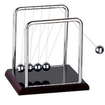 Newtonovi Jekla Bilance Žogo Obrti Fizika Znanosti Nihalo Zibelka Dekoracijo Zabave Razvoj Izobraževalnih Desk Igrača Ustvarjalno Darilo