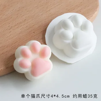 DIY mačka pes šapa oblike Silikona Milo Plesni Milo Kalupov za milo, ki opravlja dobave