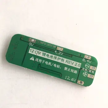 3S 20A Strokovno Li-ionska Litij Baterija 18650 Polnilnik PCB BMS Varstvo Odbor Za Vrtanje Motornih 12,6 V Lipo Celico Modul