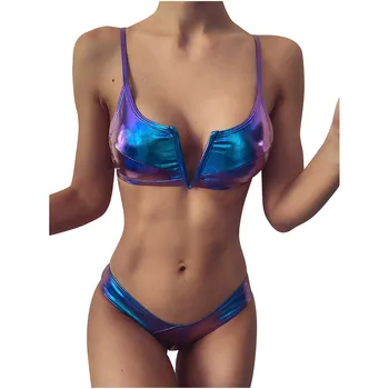 Blagovne Znamke Kopalke Ženske Kopalke Seksi Push Up Mikro Bikini Komplet Plavanje Kopalke Plažo Poletje Brazilski Bikini Drop #W