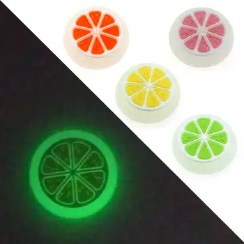 YuXi 2pcs Svetlobna limone Palec Palico Prijemala Kape za Nintend Stikalo Lite JoyCon Gamepad Palčko Kritje za Veselje-Con Silikonsko Ohišje