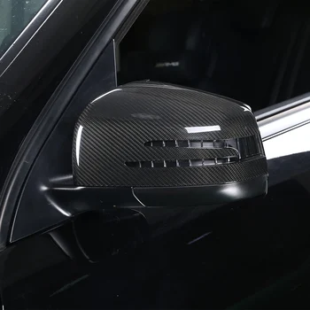 Pravi ogljikovih vlaken Vzvratnega ogledala, pokrov Za Mercedes ML320 2012 GLE W166 coupe c292 350d GL x166 GLS amg