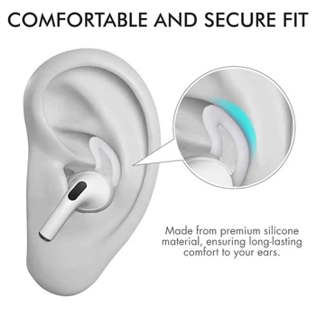 Za Airpods Pro Silikonskih Čepkov Primeru Anti-izgubil Eartip Uho Kavelj Skp Cover za Apple Airpods Pro Bluetooth Slušalke Pribor