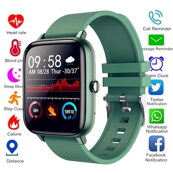 P6 Pametno Gledati Moške Bluetooth Srčnega utripa Pametna Ura Ženske Športna Fitnes Tracker Poln na Dotik Whatsapp IOS Android PK P8