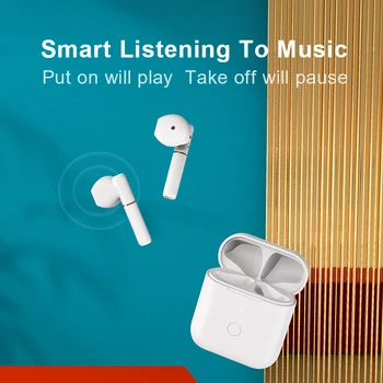 QCY T8 Bluetooth Slušalke Semi-v-uho Brezžični TWS Dvojno Povezavo Slušalke Dvorani Magnetni Čepkov z Mikrofonom Slušalke