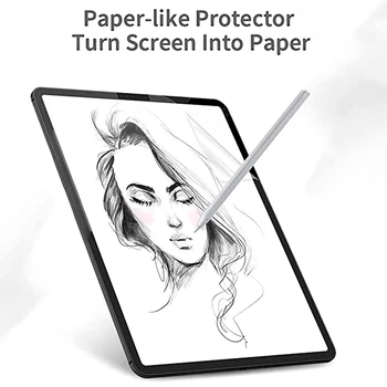 Pet papir screenprotector za apple ipad pro za 12,9 2021 ne kaljeno steklo za ipadpro i pad pro za 12,9