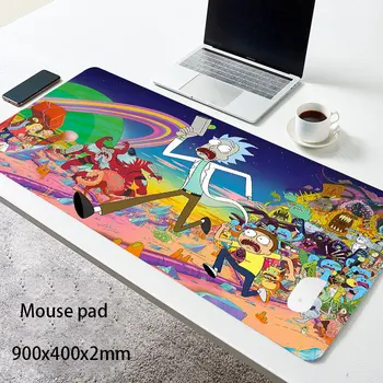 Anime Morty Velike Mouse Pad xxl Računalnik Mousepad Tapis De Souris za Zabava Pisarno PC Rick Desk Mat XXL tipkovnico, miško, tipke mat