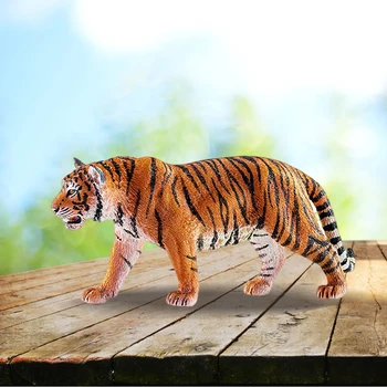 Novost 6.2 palčni Tiger Številke 14729 Divje Življenje Živali Izobraževalne Bitje Figur PVC Izobraževalne Divje Življenje Figur Lutka Igrača