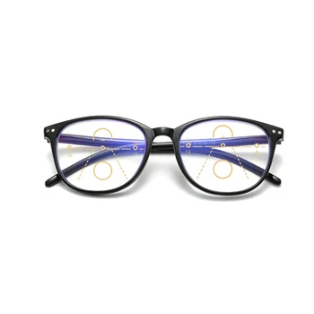 Seemfly Dioptrije +1.0 +4.0 Novi Retro Udobno Anti-modra Svetloba Presbyopia Očala Postopno Multi-focus Obravnavi Očala