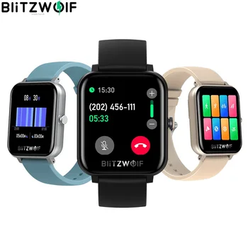 BlitzWolf BW-GTC Pametno Gledati Moške bluetooth Kliče Smartwatch Manšeta 60+Gledam Obraze Vreme Prikaz Glasbe za Nadzor ženske ure