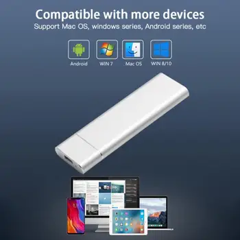M. 2 SSD Caso USB 3.1 NA M. 2 NGFF SSD Ohišje Pogona ssd Primeru Esterno Adattatore UASP SuperSpeed Na 2242 2260 2280 M2