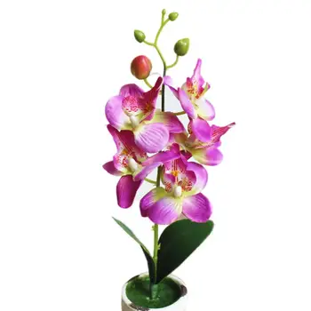 1Pc Umetne Rože Metulj Orchid Garden DIY Fazi Stranka Domov Poroko Dekor