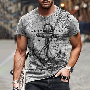2021 novo, 3D moška t-majica, kratek rokav t-shirt, poletje moda kratek rokav, moška moda majice, modni t-shirt za moške