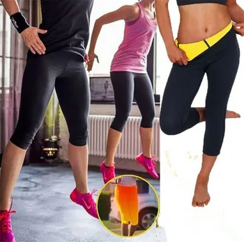 Ženske oblikovalec Hlače za Hujšanje Noge Fitnes Hlače Šport Plus Velikost Elastičnost Tesen Šport Nadzor Hlačke