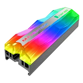 Jonsbo M. 2 SSD Heatsink Aluminija ARGB Nastavljiv Barvni M2 NVMe Heatsink NGFF 2280 Trdi Disk Radiator Pogon ssd Hladilnik