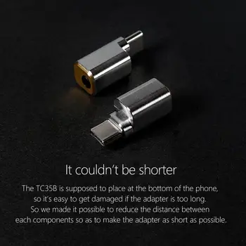 DD ddHiFi TC35i / TC35B Strele/ TIP C do 3,5 mm, Adapter Kabel za Mobilni Telefon Huawei Xiaomi, iPhone 11 iOS iPad