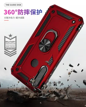 Za Xiaomi Redmi Opomba 8T Primeru Opomba 9 9 PRO Kritje Oklep Vojaške Shockproof Avto Nosilec Obroč Ohišje za Redmi Opomba 8T 8 T za 9A 9C
