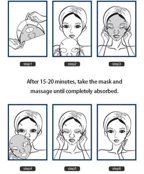 10Pcs Maskes Peptid Gubam Odpornost Kože, Nego Obraza Masko Vlažilne Popravila Osvetlitev Stanja Masko