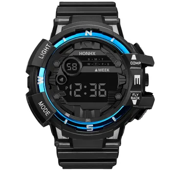Nepremočljiva Watch Nov Modni Moški Vojaški Šport Ure Mens LED Digitalni Zaslon Multi Funkcijo ročno uro reloj deportivo
