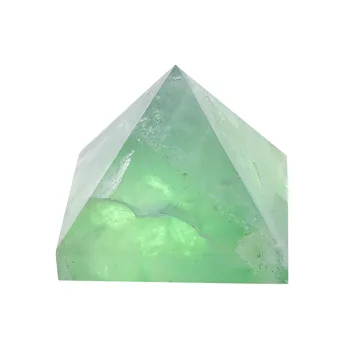 Naravni Kristal Piramida Quartz Zelena Fluorite Energije Kamen Čakro, Obelisk, Reiki, Meditacije Kristalno Domov Točke Dekoracijo Obrti
