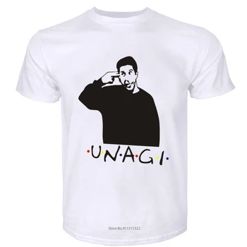 Tshirt moški bombaž vrhovi Prijatelji Ross Unagi Tv Serije Smešno Tee Darilo Tumblr Natisnjeni Edinstveno Unagi T-Shirt nov modni t-shirt