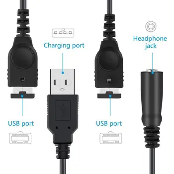 Kabel polnilnika In 3,5 MM izhod za Slušalke Slušalke Jack Adapter Kabel Kabel Za Nintendo Gameboy Advance SP GBA