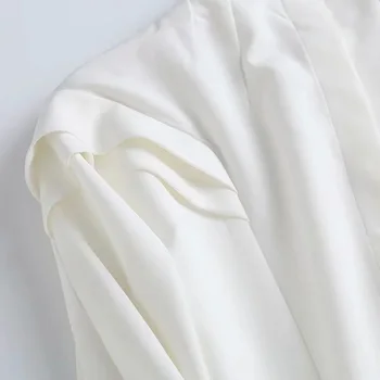 Belo Bluzo Ženske Majice Elegantno Ruffle Šifon Bluze Za Ženske Urad Dama Dolg Rokav Gumb Majice Za Ženske Do Leta 2020 Vrhovi Chic