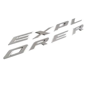 Explorer Avto Emblema Spredaj Kapuco Simbol 3D Črke Explorer Nalepka je Primerna za Ford Explorer 2011-2019