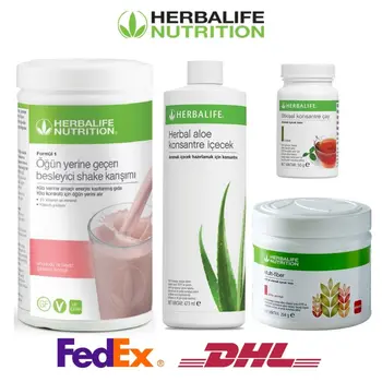 Herbalife Prehrana Nastavite Shake + Koncentrat Aloe + Čaj + Multi Vlakna Za Nadzor Teže, Zdravo Hujšanje Omejeno Obrok