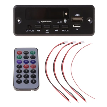 DC12V Digitalno tehnologijo Bluetooth, združljiva Dekodiranje MP3 plošče z 2*3W Ojačevalnik Mini USB, Aux V Avto DIY Audio Modul
